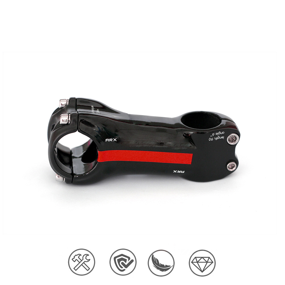 Edelweiss Stem Cell - BALUGOE カーボンファイバー内部配線ロードバイクマウンテンバイクステム 28.6-31.8 ミリメートルライザーとワッシャー -10 º