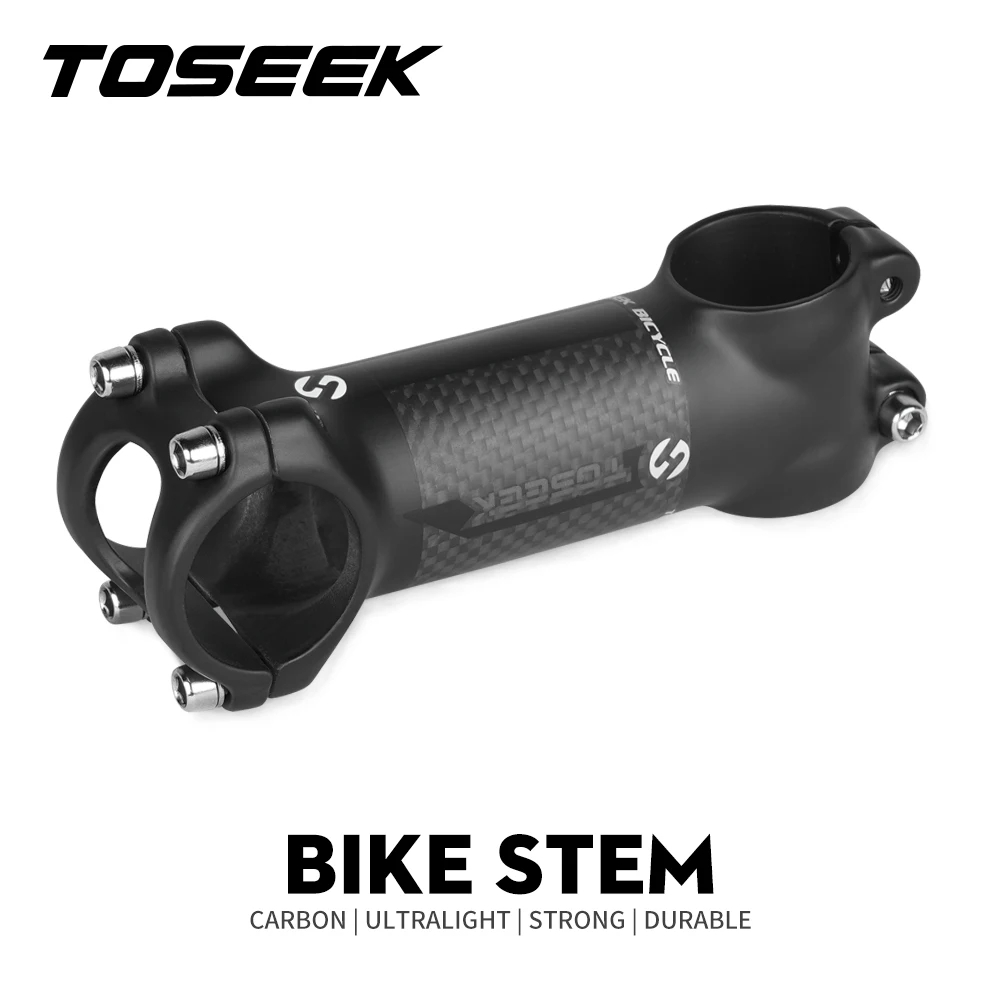 Edelweiss Stem Cell - TOSEEK 自転車ステム ロードバイク/MTBバイク用ステム ハンドルバー 31.8mm カーボン+アルミ