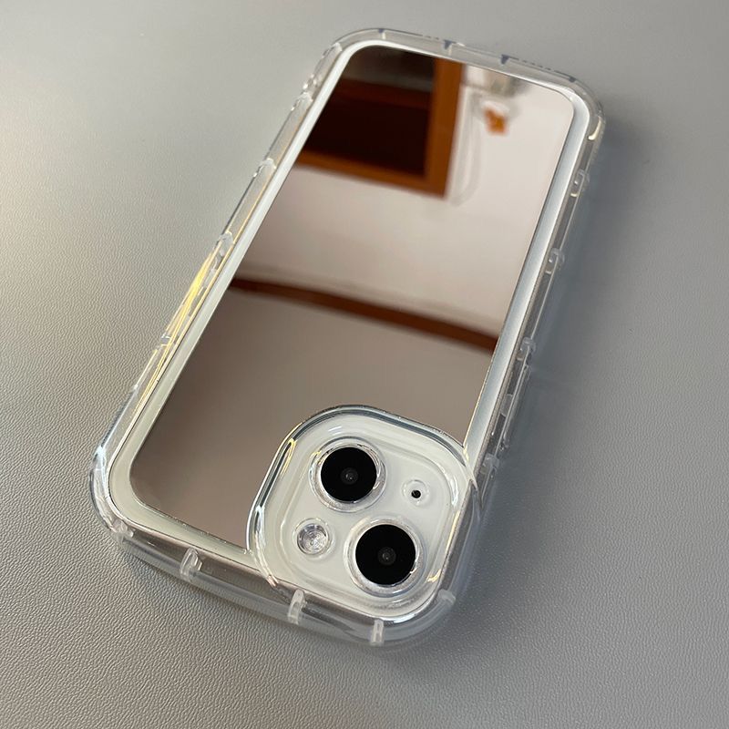 高級透明ミラー電話ケース IPhone 16 15 14 1 - Luxury Skincare Products のレビューと価格