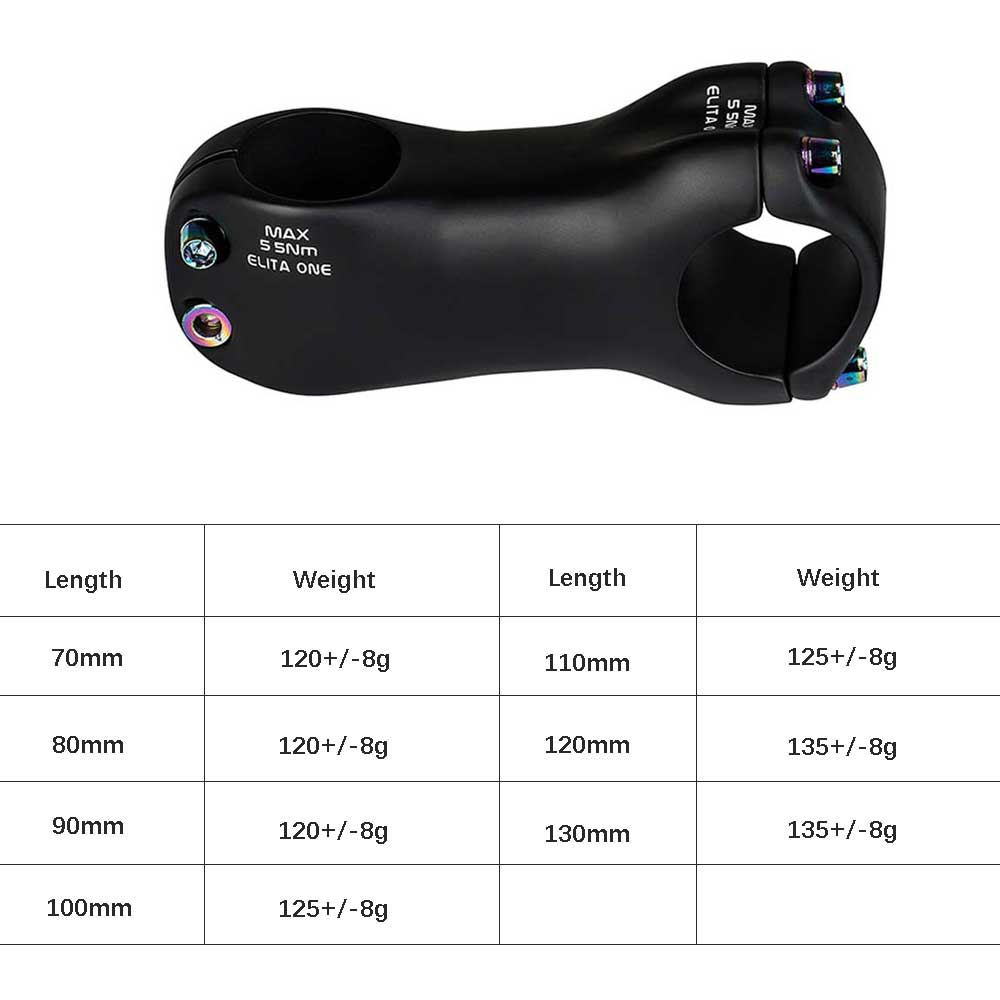 Elitaone カーボン自転車ステム 6 度 31.8 ミ - Edelweiss Stem Cell のレビューと価格