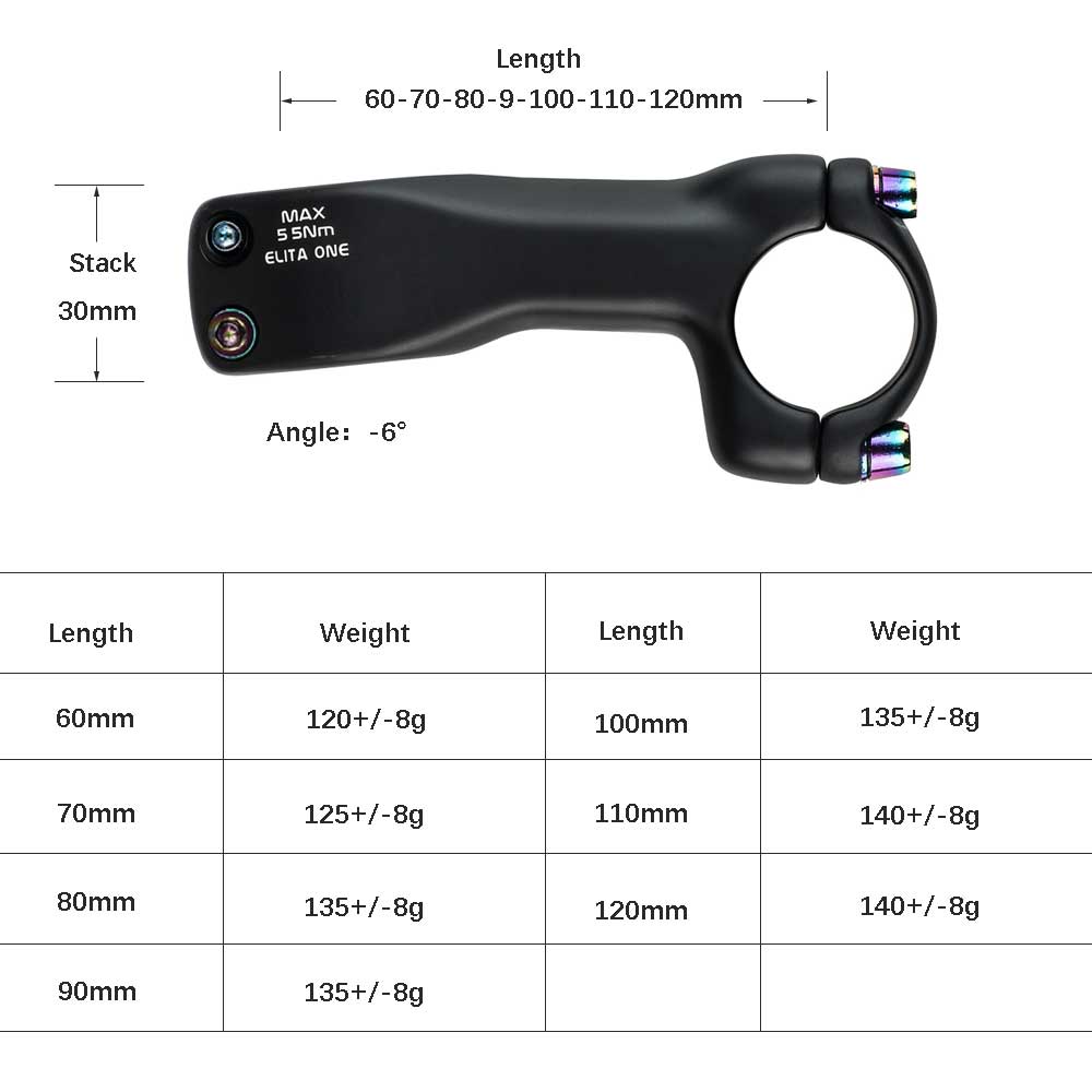 elitaone 自転車ステム カーボン MTB/ロードバイ - Edelweiss Stem Cell のレビューと価格