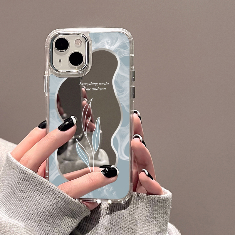 化粧鏡付きの素敵なパターンの電話ケース,iPhone 14  - Luxury Skincare Products のレビューと価格