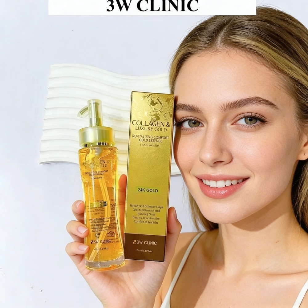 3WCLINIC コラーゲン＆ラグジュアリーゴールド24Kゴ - Luxury Skincare Korea のレビューと価格