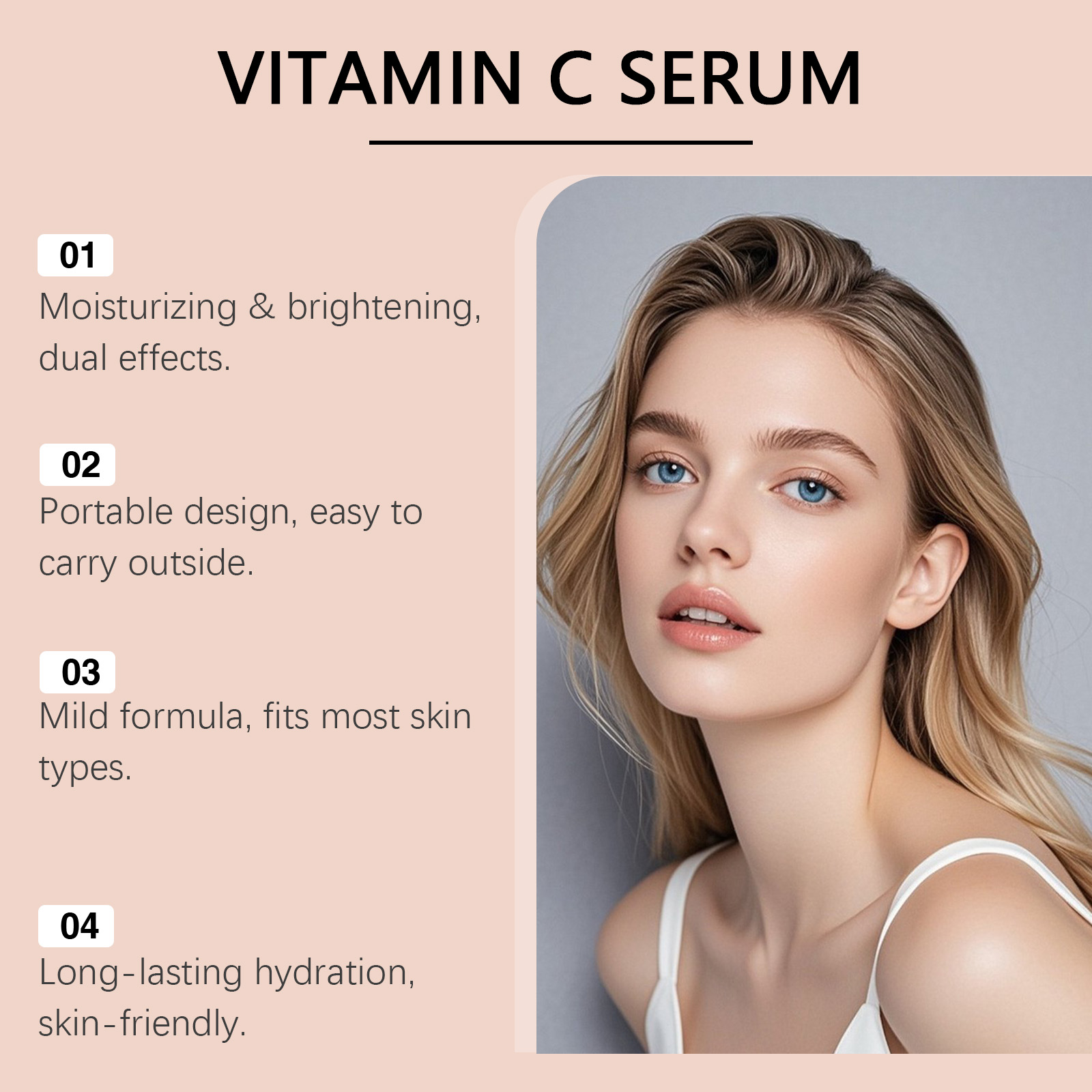 ビタミンC美容液（顔用）ヒアルロン酸配合、美白、シミ対策、ア - Exosome Serum Ampoule のレビューと価格